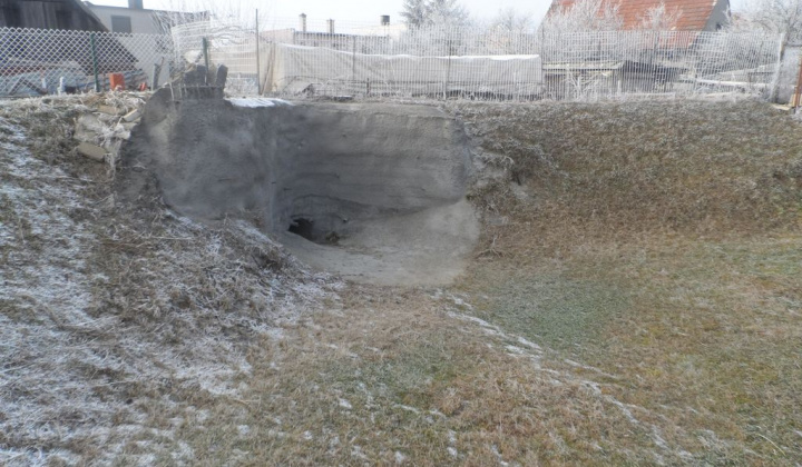 2. fotografia fotogalérie Projekty / V časti obce „Na vŕšku“ bol postavený suchý polder - foto