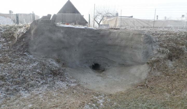 4. fotografia fotogalérie Projekty / V časti obce „Na vŕšku“ bol postavený suchý polder - foto