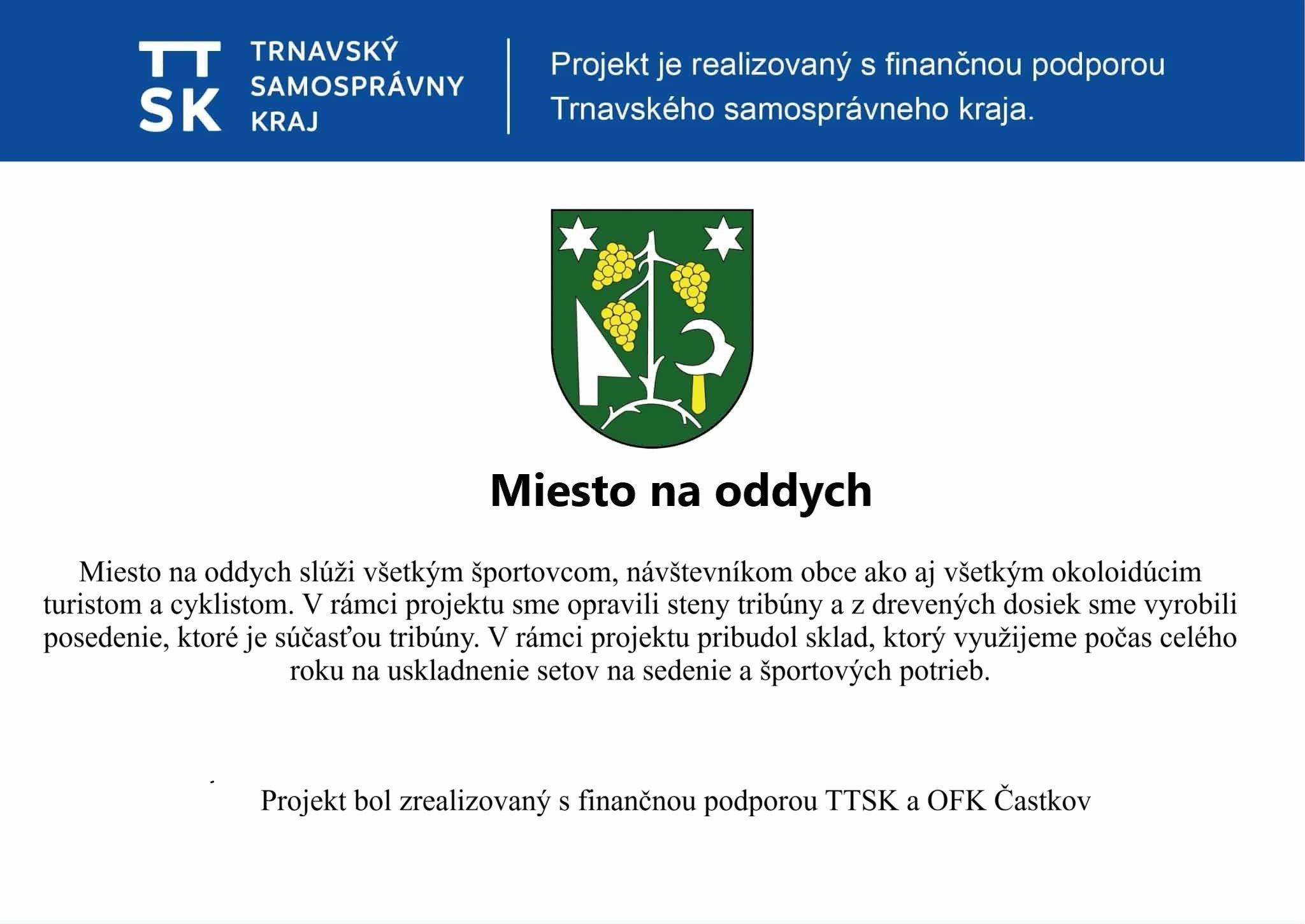 Fotka - Miesto na oddych