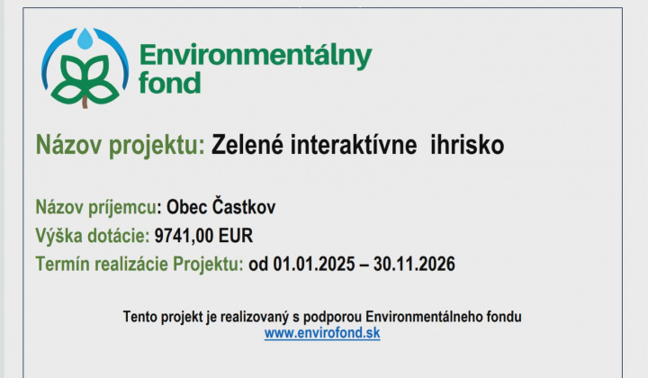 Fotka - Zelené interaktívne ihrisko